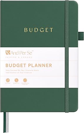 Budget planner and expense tracker notebook