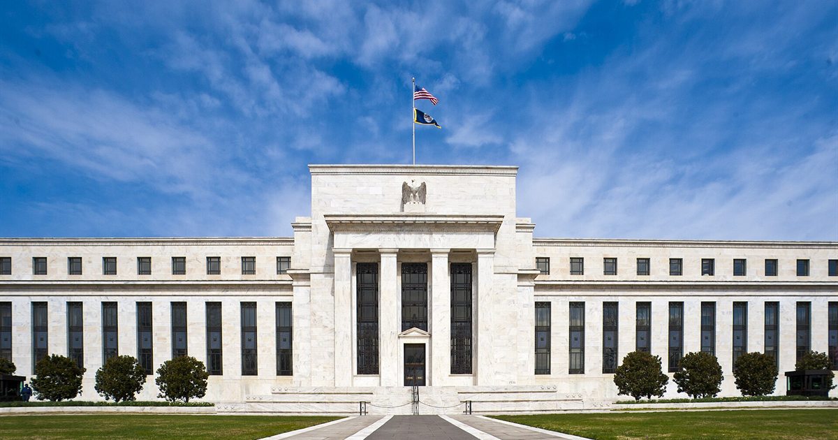 The Federal Reserve building in Washington, DC