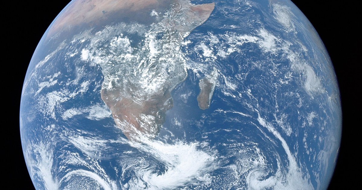 The Earth seen from space