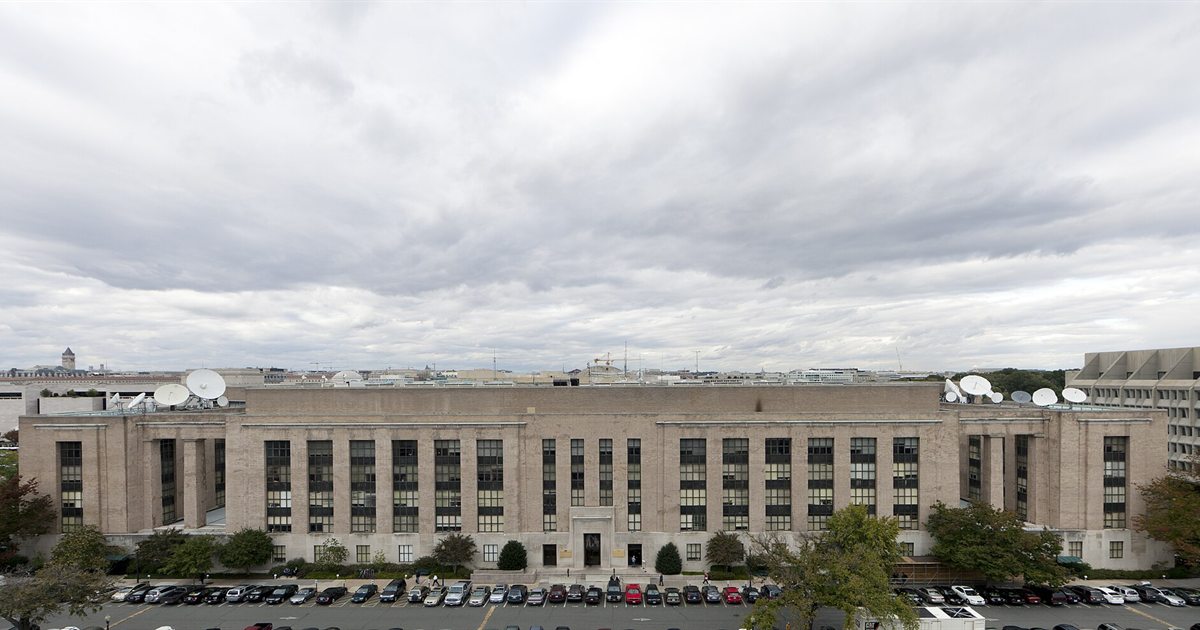 The Wilbur J. Cohen Federal Building in Washington, D.C., originally built for the Social Security Board