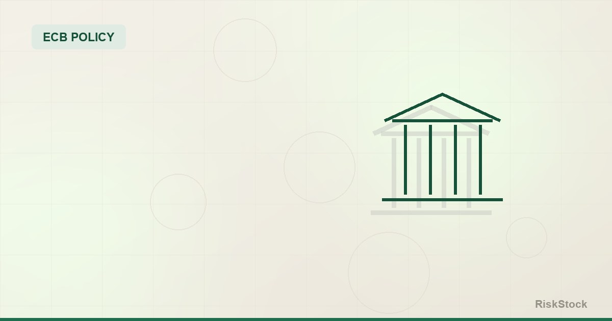 The European Central Bank headquarters with a rate curve overlaid