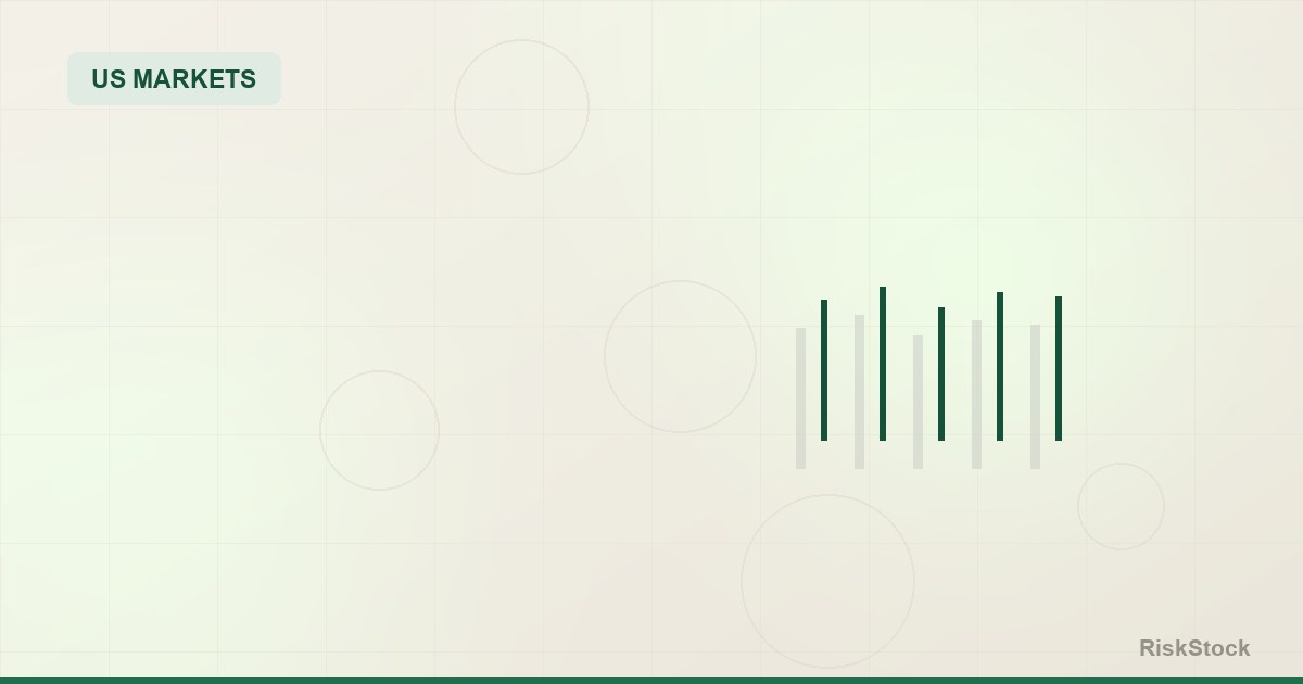 Two diverging index lines, one rising and one falling, on a cream background
