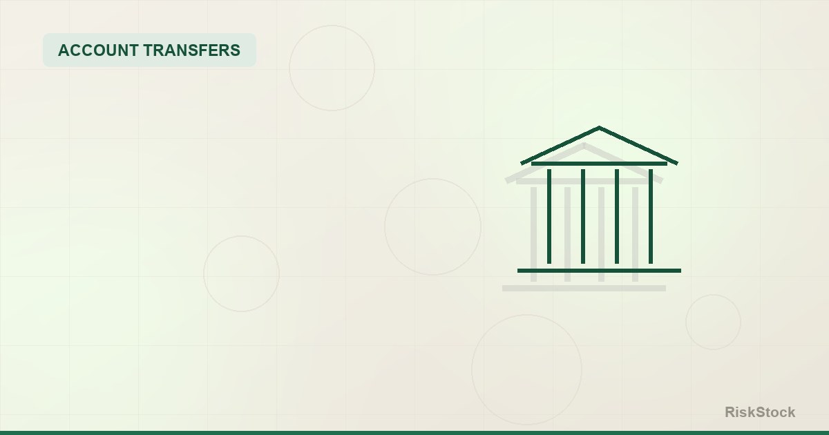 A diagram of an in-kind TFSA or RRSP transfer between two Canadian brokers