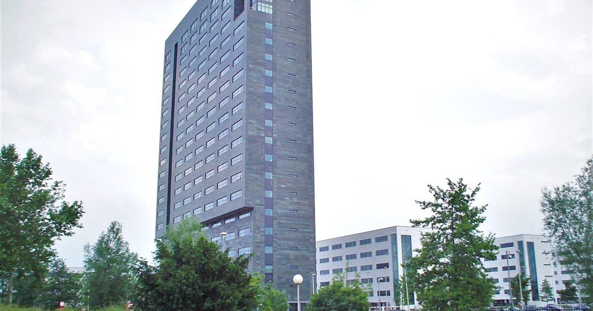 ASML's headquarters office tower in Veldhoven, the Netherlands